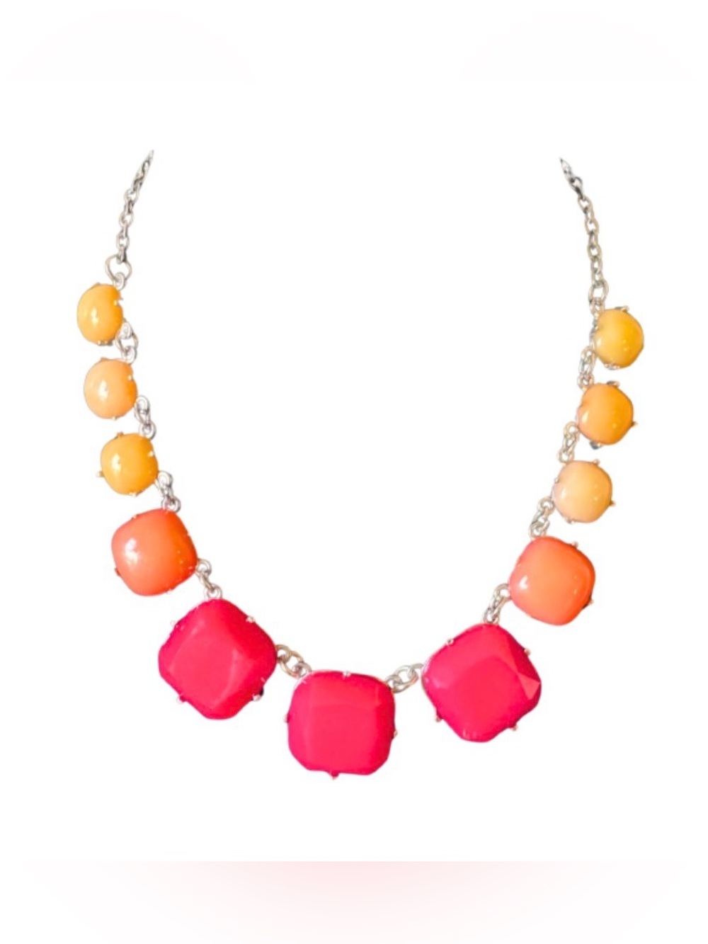 Color Wheel Acrylic Necklace